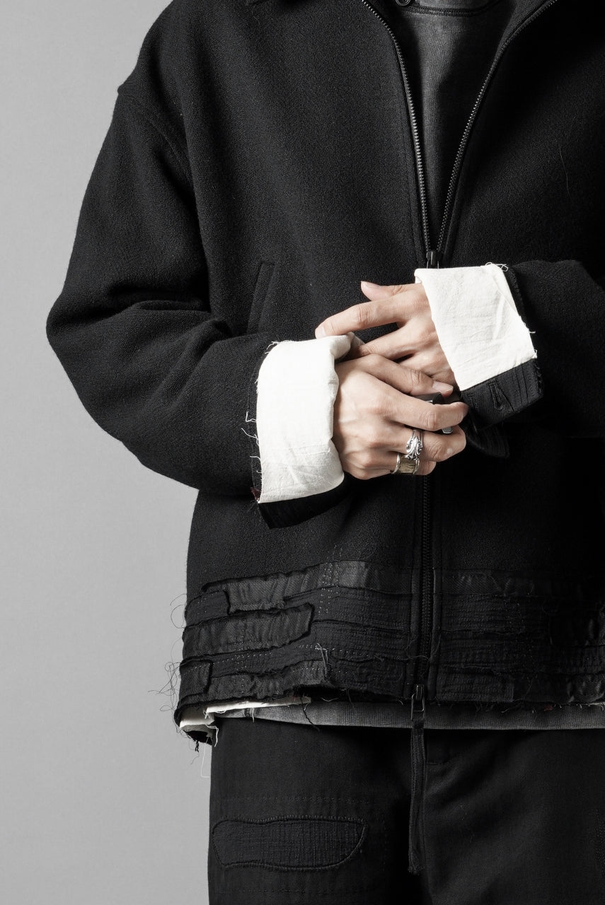 Load image into Gallery viewer, Professor.E APPLIQUE JACKET (BLACK)