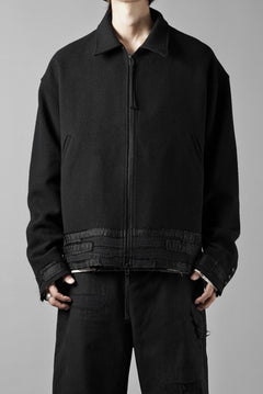 Load image into Gallery viewer, Professor.E APPLIQUE JACKET (BLACK)