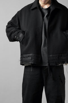 Load image into Gallery viewer, Professor.E APPLIQUE JACKET (BLACK)