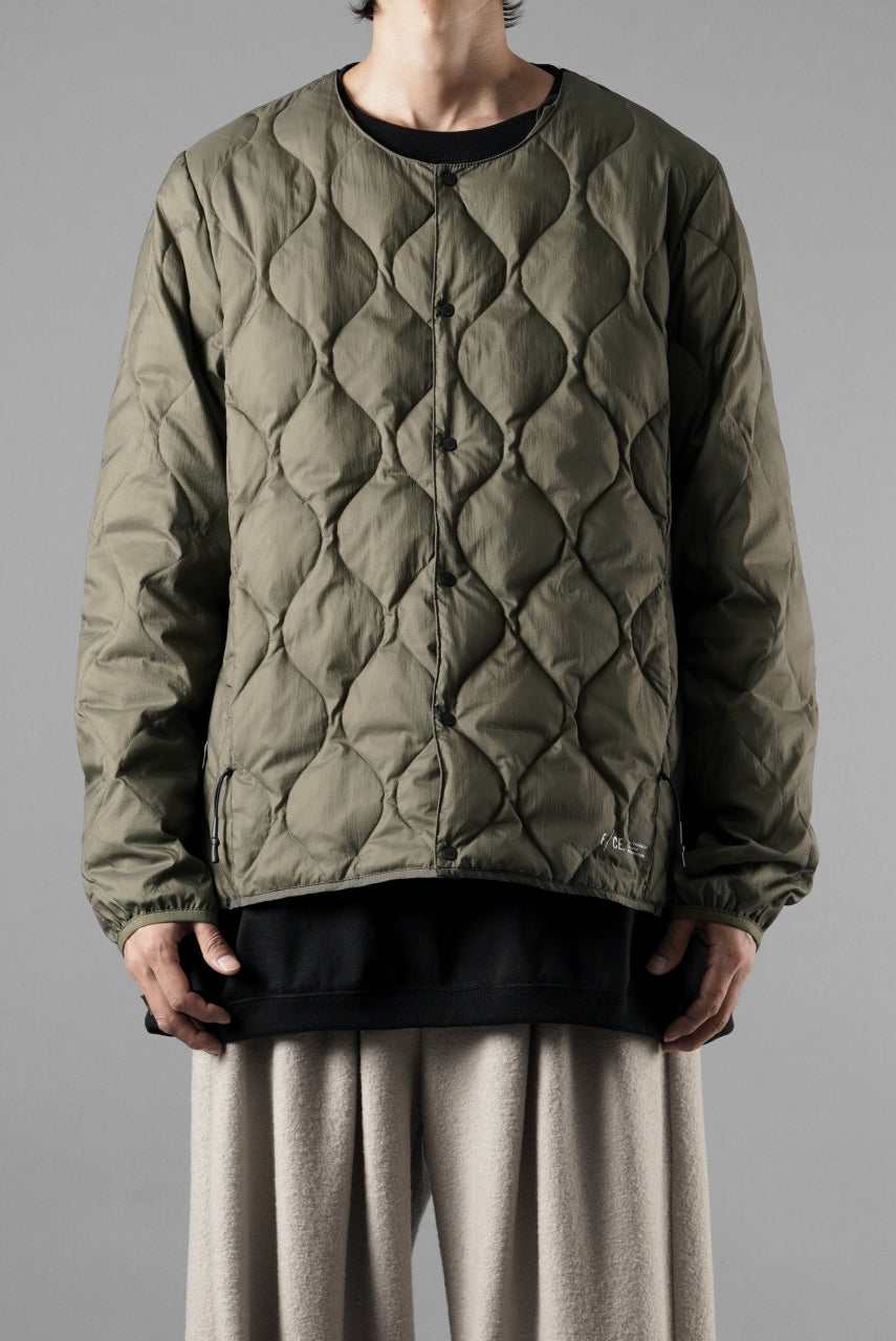 画像をギャラリービューアに読み込む, F/CE. x TAION® PACKABLE INNER DOWN JACKET (OLIVE GRAY)