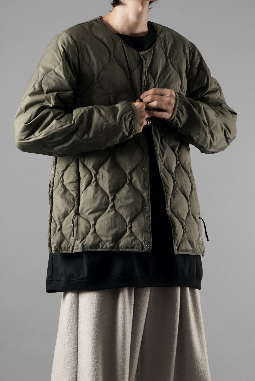 画像をギャラリービューアに読み込む, F/CE. x TAION® PACKABLE INNER DOWN JACKET (OLIVE GRAY)