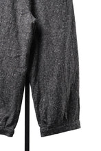 Load image into Gallery viewer, KLASICA "GL GOSSE-HS" RE DESIGNED BARREL TROUSERS / SOAKED HOMESPUN TWEED (GRAVEL)