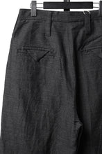 画像をギャラリービューアに読み込む, KLASICA "GL GOSSE-NN" RE DESIGNED BARREL TROUSERS / "NANAKO" WOVEN OXFORD (GREY)