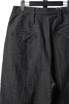 画像をギャラリービューアに読み込む, KLASICA "GL GOSSE-NN" RE DESIGNED BARREL TROUSERS / "NANAKO" WOVEN OXFORD (GREY)