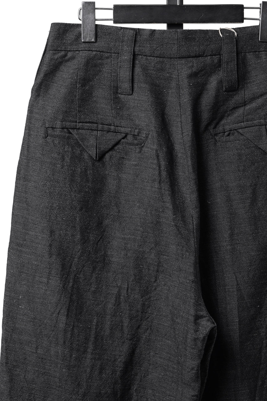 画像をギャラリービューアに読み込む, KLASICA "GL GOSSE-NN" RE DESIGNED BARREL TROUSERS / "NANAKO" WOVEN OXFORD (GREY)