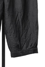 画像をギャラリービューアに読み込む, KLASICA "GL GOSSE-NN" RE DESIGNED BARREL TROUSERS / "NANAKO" WOVEN OXFORD (GREY)