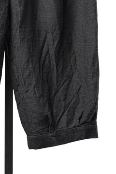画像をギャラリービューアに読み込む, KLASICA "GL GOSSE-NN" RE DESIGNED BARREL TROUSERS / "NANAKO" WOVEN OXFORD (GREY)
