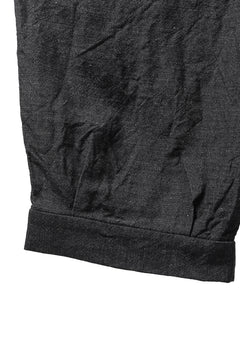 画像をギャラリービューアに読み込む, KLASICA "GL GOSSE-NN" RE DESIGNED BARREL TROUSERS / "NANAKO" WOVEN OXFORD (GREY)