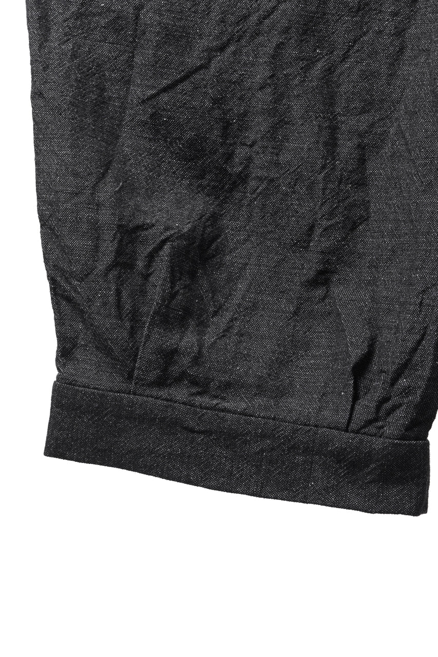 画像をギャラリービューアに読み込む, KLASICA "GL GOSSE-NN" RE DESIGNED BARREL TROUSERS / "NANAKO" WOVEN OXFORD (GREY)