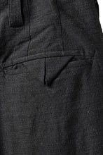 画像をギャラリービューアに読み込む, KLASICA "GL GOSSE-NN" RE DESIGNED BARREL TROUSERS / "NANAKO" WOVEN OXFORD (GREY)