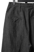画像をギャラリービューアに読み込む, KLASICA "GL GOSSE-NN" RE DESIGNED BARREL TROUSERS / "NANAKO" WOVEN OXFORD (GREY)