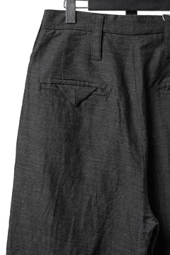 画像をギャラリービューアに読み込む, KLASICA "GL GOSSE-NN" RE DESIGNED BARREL TROUSERS / "NANAKO" WOVEN OXFORD (GREY)