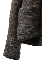 画像をギャラリービューアに読み込む, KLASICA "LIM" POCKET MOCK NECK JUMPER / NATURAL COLORED SHEEP NON DYED WOOL JERSEY (TAUPE)