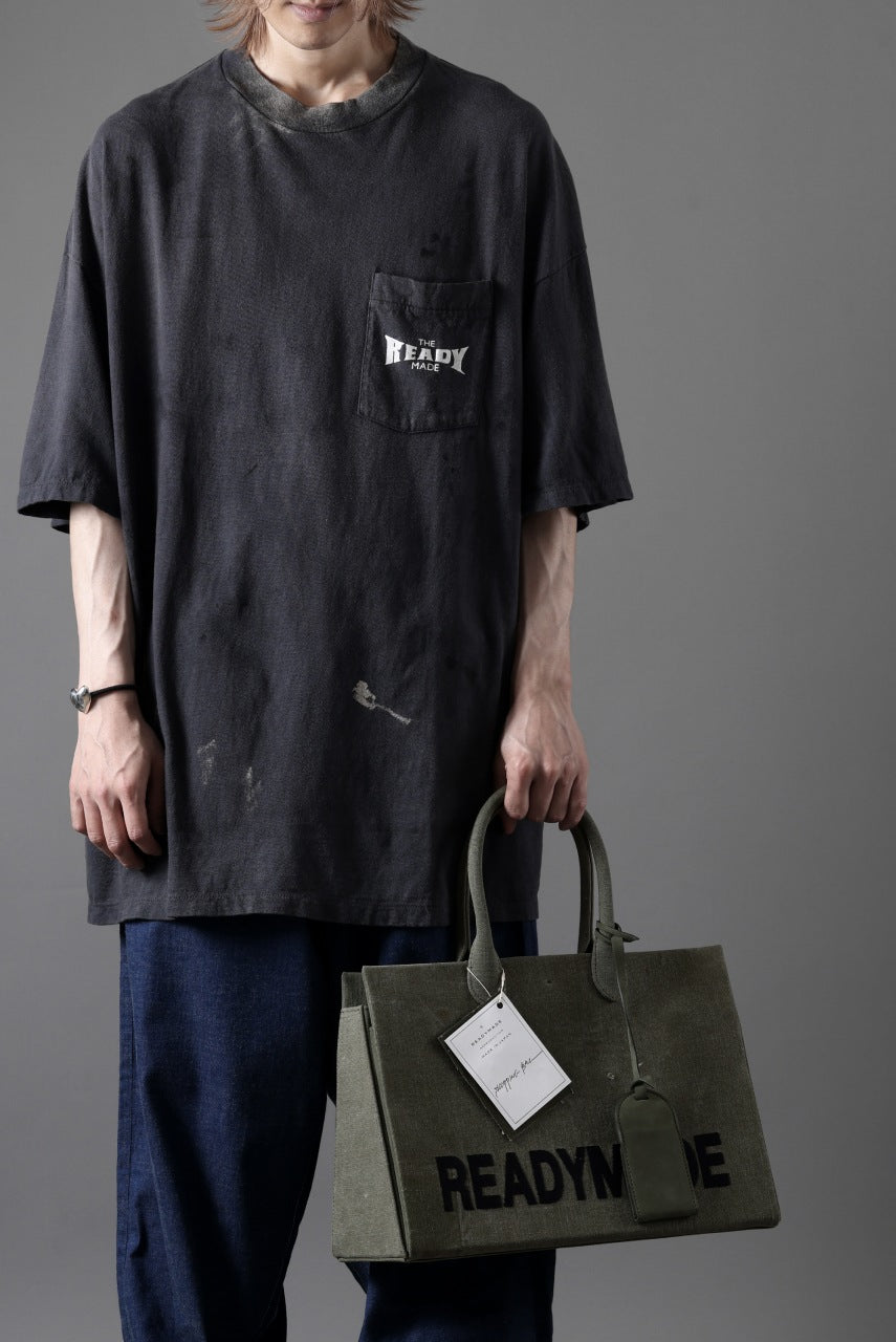 画像をギャラリービューアに読み込む, READYMADE SHOPPING BAG 35 LOGO (KHAKI)