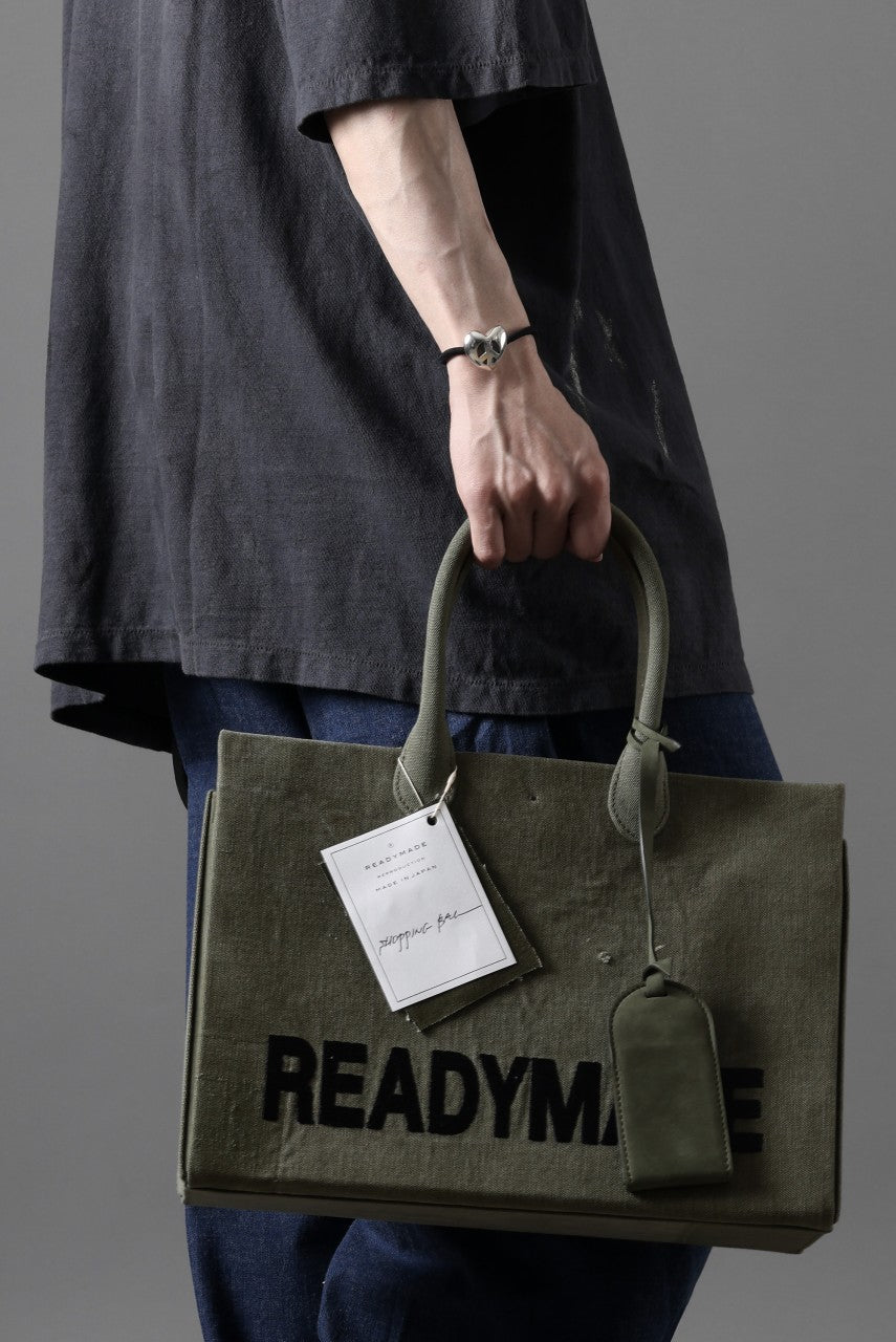 画像をギャラリービューアに読み込む, READYMADE SHOPPING BAG 35 LOGO (KHAKI)