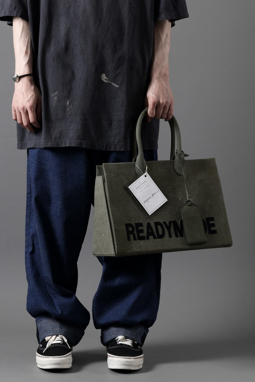 READYMADE SHOPPING BAG 35 LOGO (KHAKI)