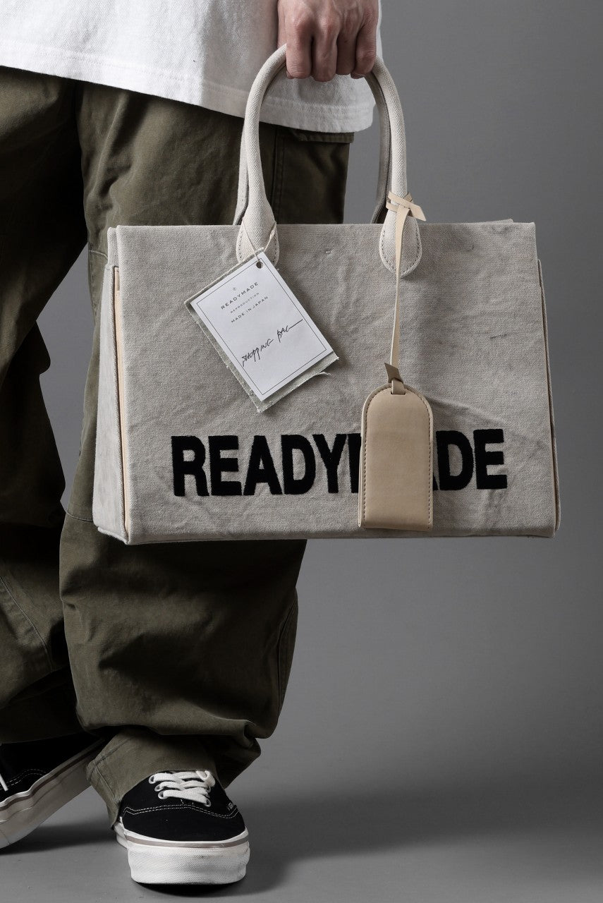 READYMADE SHOPPING BAG 35 LOGO (WHITE)