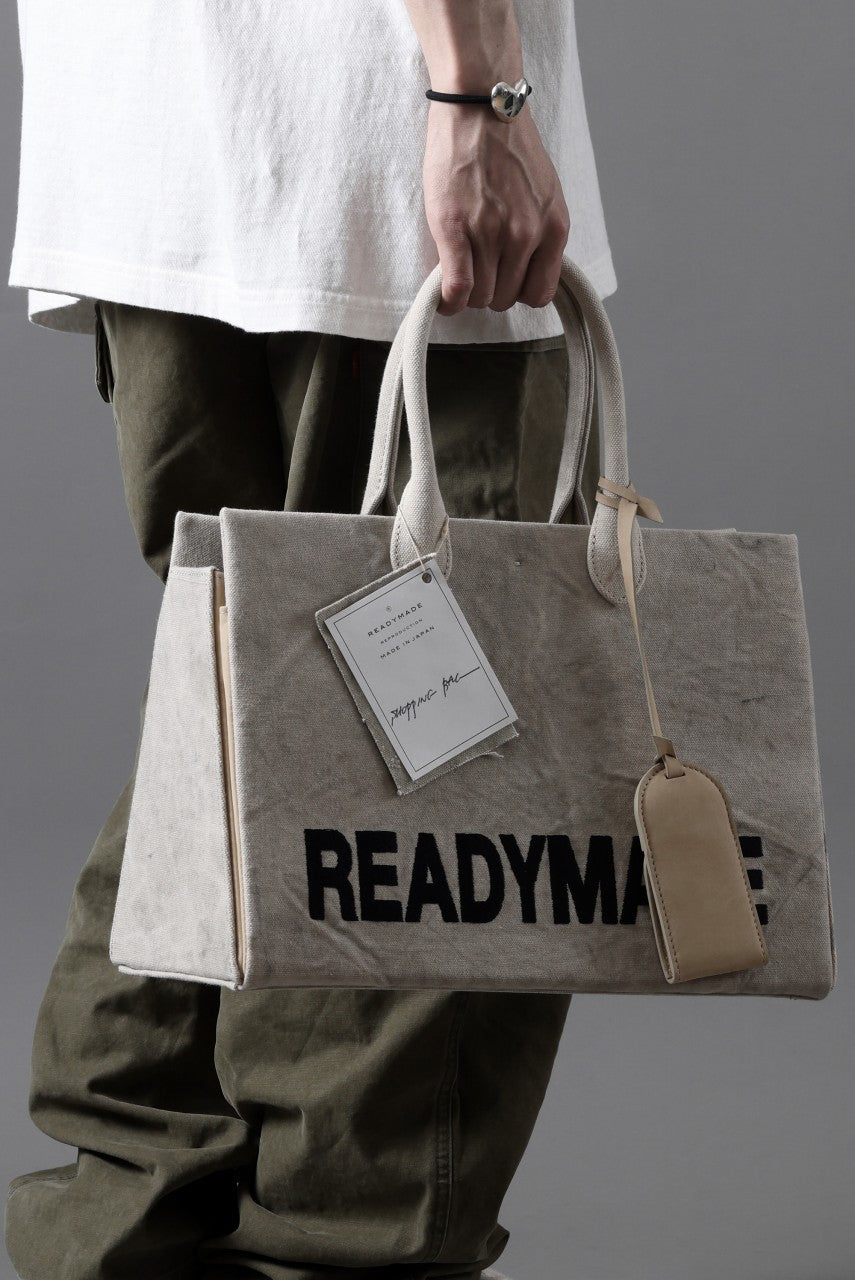 READYMADE SHOPPING BAG 35 LOGO (WHITE)