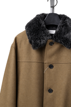 画像をギャラリービューアに読み込む, LITTLEBIG Wool Car Coat (BROWN)