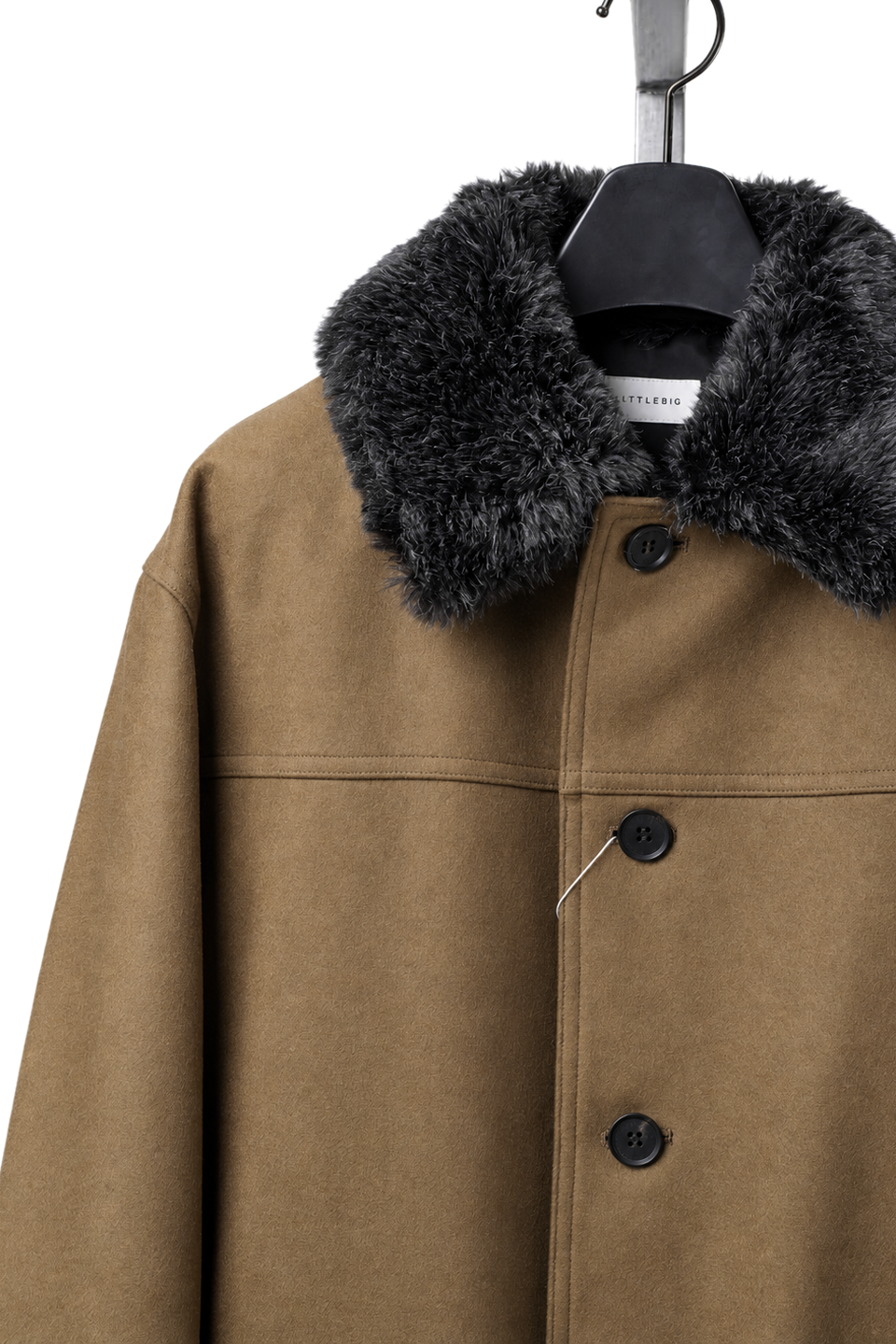 画像をギャラリービューアに読み込む, LITTLEBIG Wool Car Coat (BROWN)