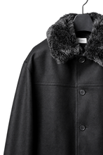 Load image into Gallery viewer, LITTLEBIG Wool Car Coat (BLACK)