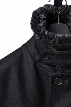 Load image into Gallery viewer, LITTLEBIG Wool Car Coat (BLACK)