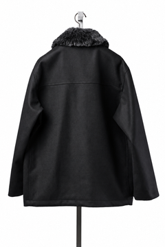 Load image into Gallery viewer, LITTLEBIG Wool Car Coat (BLACK)