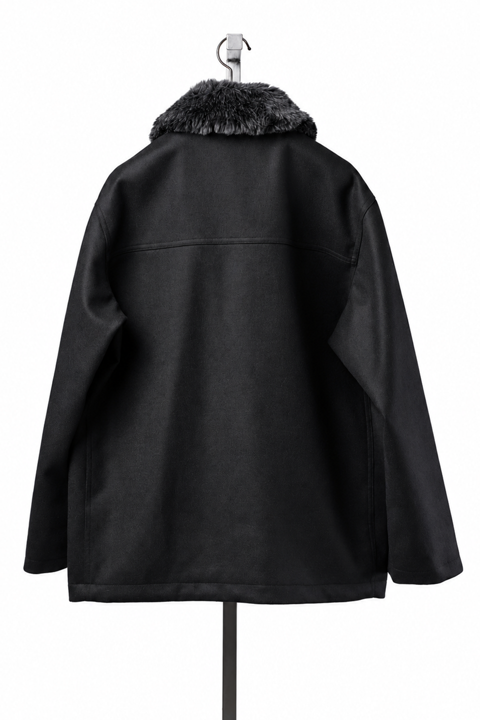 Load image into Gallery viewer, LITTLEBIG Wool Car Coat (BLACK)