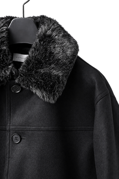 Load image into Gallery viewer, LITTLEBIG Wool Car Coat (BLACK)