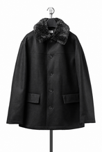 Load image into Gallery viewer, LITTLEBIG Wool Car Coat (BLACK)