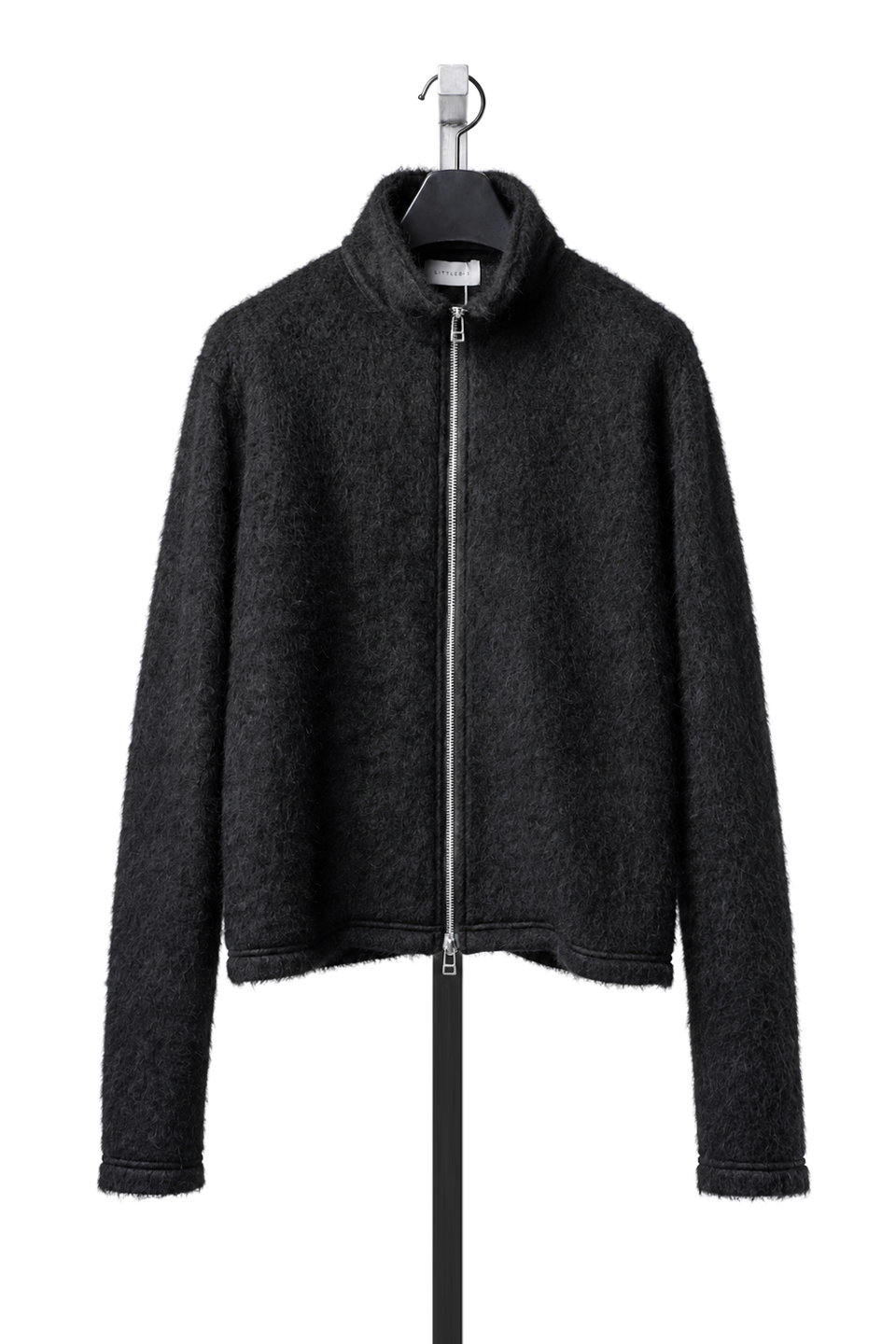 画像をギャラリービューアに読み込む, LITTLEBIG Zip Up Knit Jacket (BLACK)