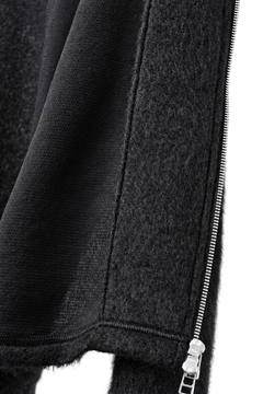 画像をギャラリービューアに読み込む, LITTLEBIG Zip Up Knit Jacket (BLACK)