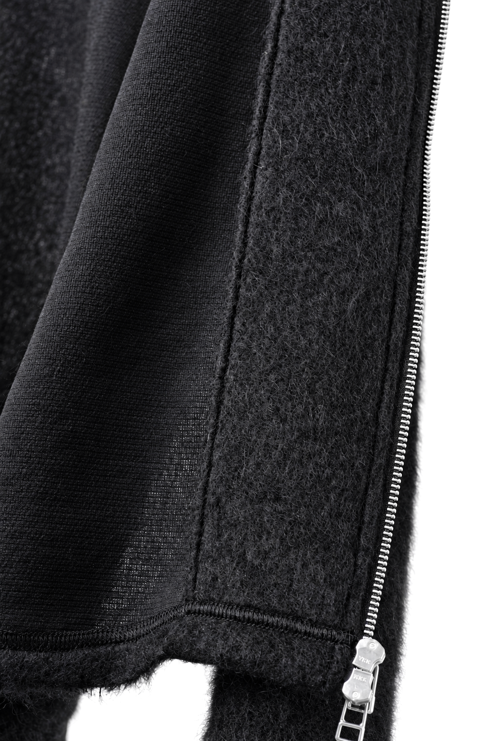 画像をギャラリービューアに読み込む, LITTLEBIG Zip Up Knit Jacket (BLACK)