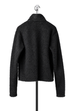 画像をギャラリービューアに読み込む, LITTLEBIG Zip Up Knit Jacket (BLACK)