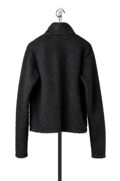 画像をギャラリービューアに読み込む, LITTLEBIG Zip Up Knit Jacket (BLACK)