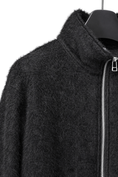 画像をギャラリービューアに読み込む, LITTLEBIG Zip Up Knit Jacket (BLACK)