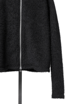 画像をギャラリービューアに読み込む, LITTLEBIG Zip Up Knit Jacket (BLACK)