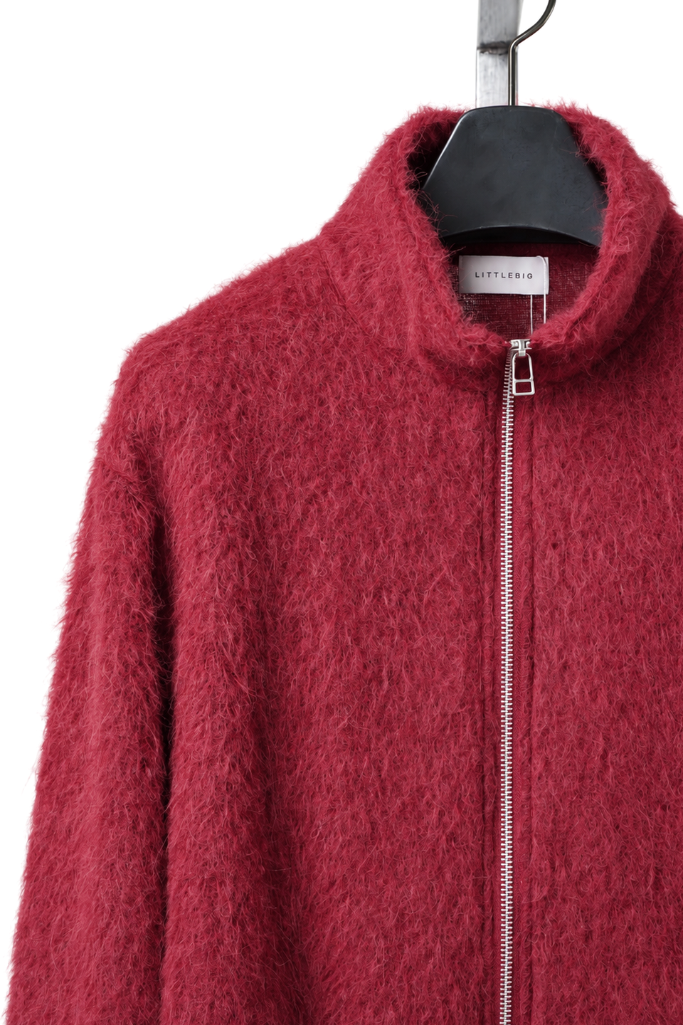Load image into Gallery viewer, LITTLEBIG Zip Up Knit Jacket (RED)