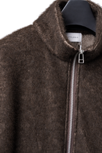 画像をギャラリービューアに読み込む, LITTLEBIG Zip Up Knit Jacket (BROWN)