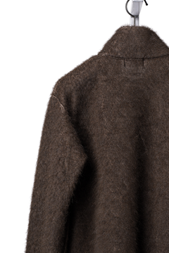 画像をギャラリービューアに読み込む, LITTLEBIG Zip Up Knit Jacket (BROWN)