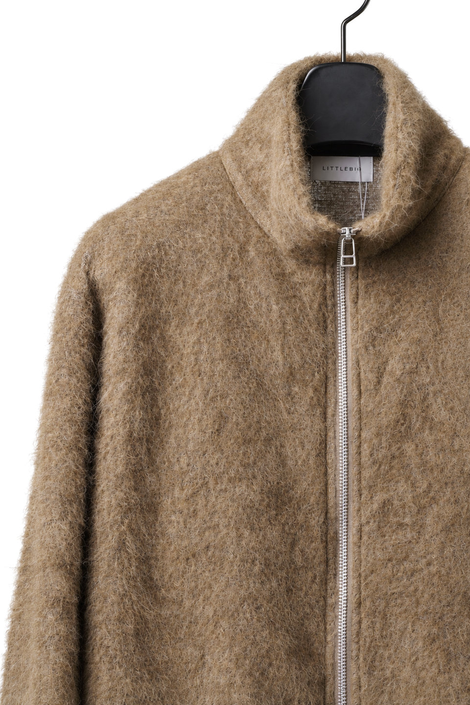 Load image into Gallery viewer, LITTLEBIG Zip Up Knit Jacket (BEIGE)