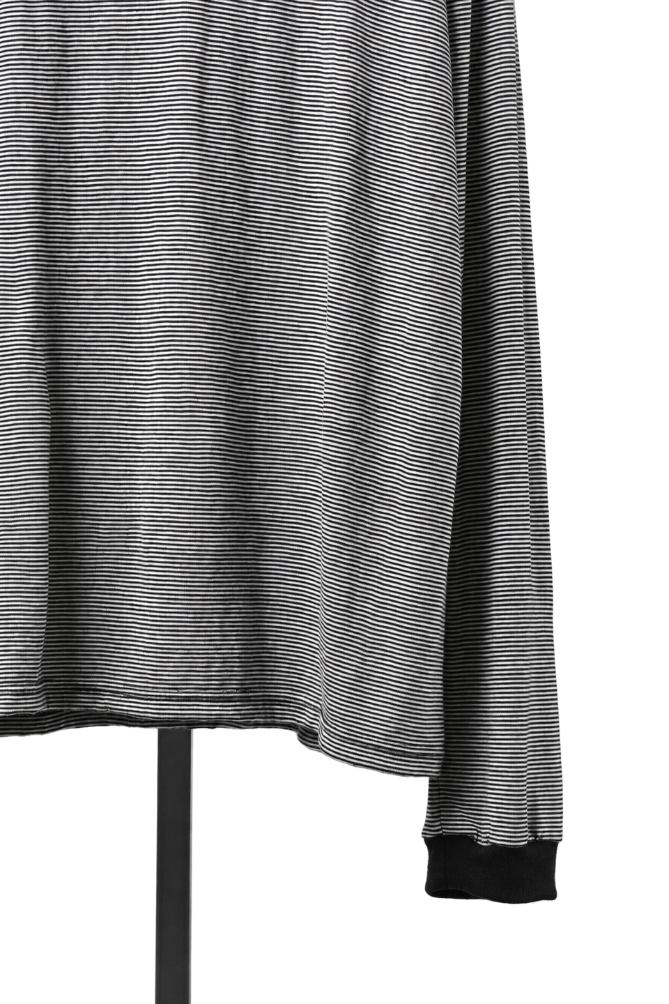 画像をギャラリービューアに読み込む, LITTLEBIG Mock Neck Wool Long T Shirt (BORDER)