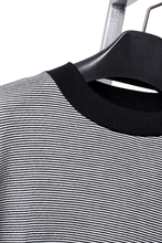 画像をギャラリービューアに読み込む, LITTLEBIG Mock Neck Wool Long T Shirt (BORDER)