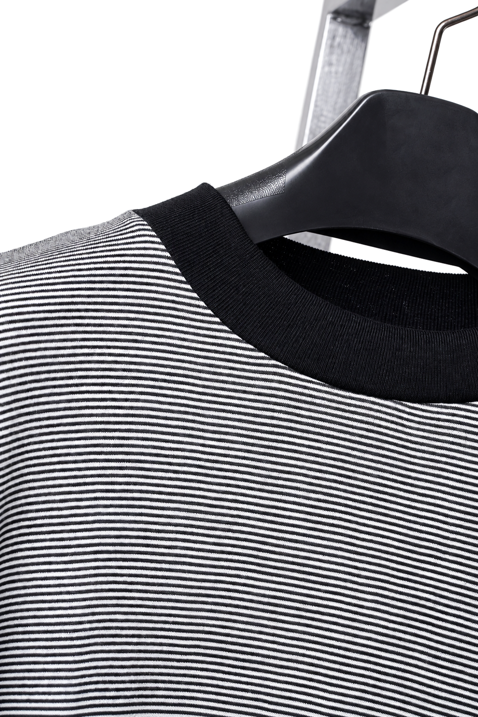 画像をギャラリービューアに読み込む, LITTLEBIG Mock Neck Wool Long T Shirt (BORDER)