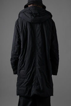 画像をギャラリービューアに読み込む, Ten c PADDED PARKA COAT / GARMENT DYED NYLON TACTEL (BLACK)