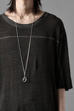 画像をギャラリービューアに読み込む, thom/krom SMOOTH FIT T-SHIRT / VISCOSE LINEN JERSEY (BLACK OIL)