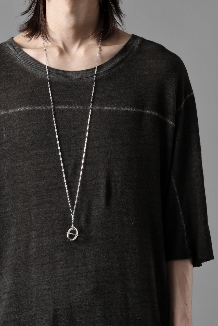画像をギャラリービューアに読み込む, thom/krom SMOOTH FIT T-SHIRT / VISCOSE LINEN JERSEY (BLACK OIL)