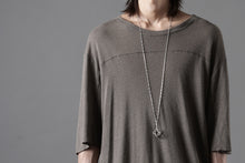 画像をギャラリービューアに読み込む, thom/krom SMOOTH FIT T-SHIRT / VISCOSE LINEN JERSEY (ROCK)
