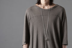 画像をギャラリービューアに読み込む, thom/krom SMOOTH FIT T-SHIRT / VISCOSE LINEN JERSEY (ROCK)