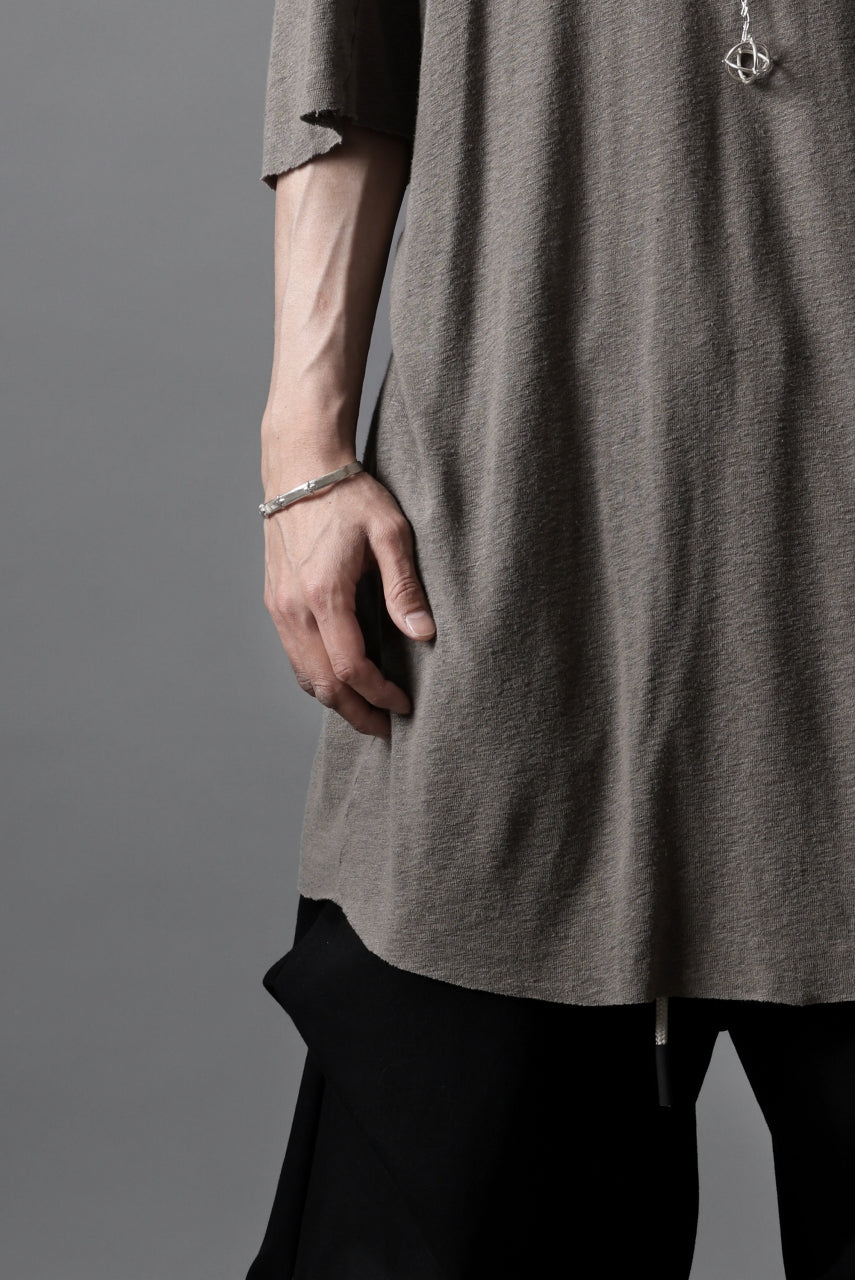画像をギャラリービューアに読み込む, thom/krom SMOOTH FIT T-SHIRT / VISCOSE LINEN JERSEY (ROCK)